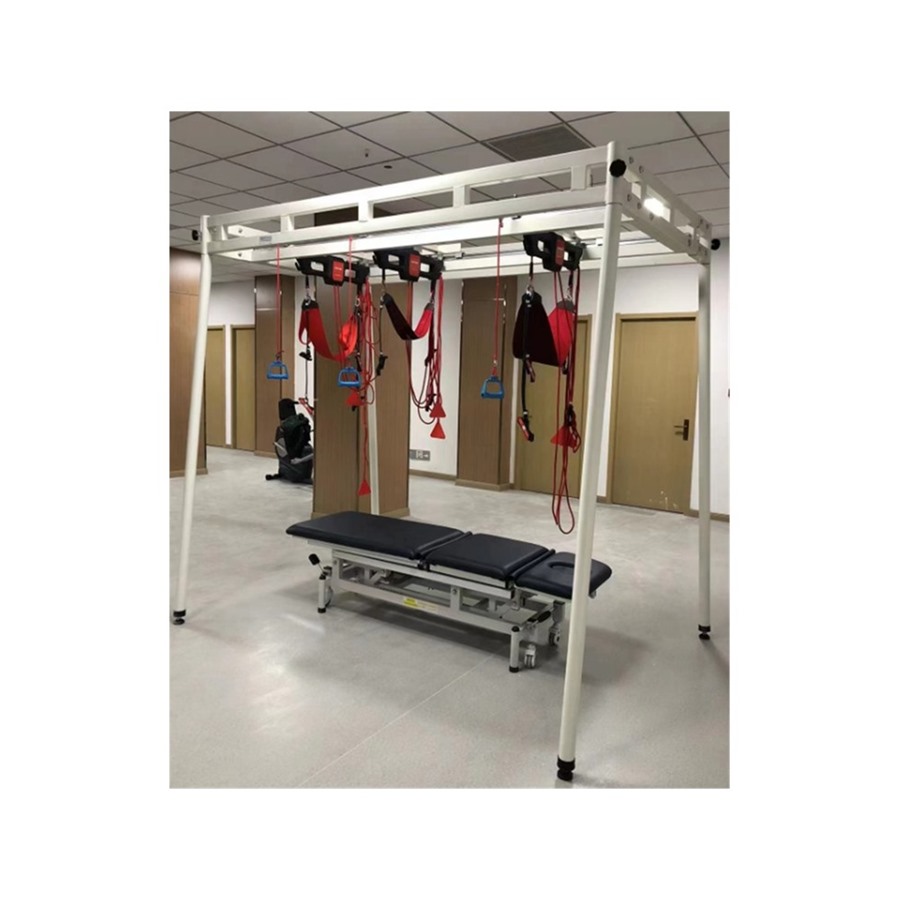 Adult Suspension Rehabilitation System with Floor Frame and Table